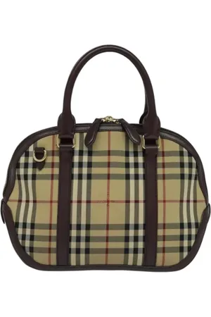 Burberry Pre-owned, Kobieta, Beżowy, ONE SIZE, Skóra, Pre-owned Canvas handbags