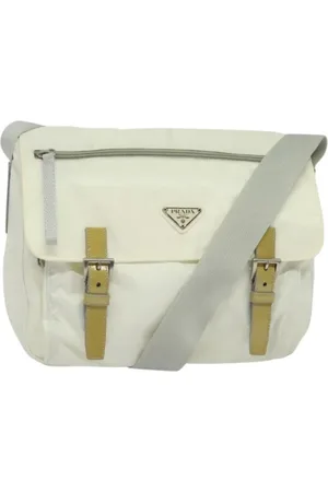 Prada Pre-owned, Kobieta, Biały, ONE SIZE, Nylon, Pre-owned Nylon prada-bags
