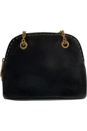 Céline Pre-owned, Kobieta, Czarny, ONE SIZE, Skóra, Pre-owned Skórzane torebki