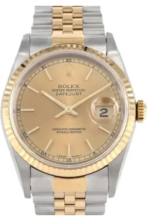 Rolex Pre-owned, Mężczyzna, Żółty, ONE SIZE, Pre-owned Stainless Steel watches