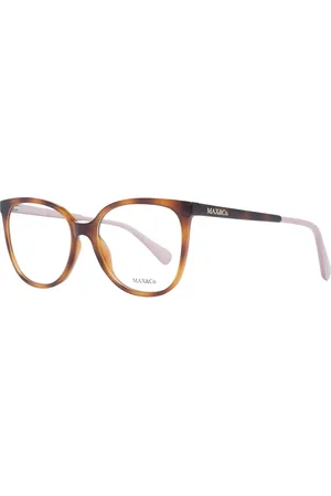 Max&Co. Akcesoria, Kobieta, Wielobarwność, ONE SIZE, Brązowe Okulary Optyczne Damskie Kwadratowy Styl