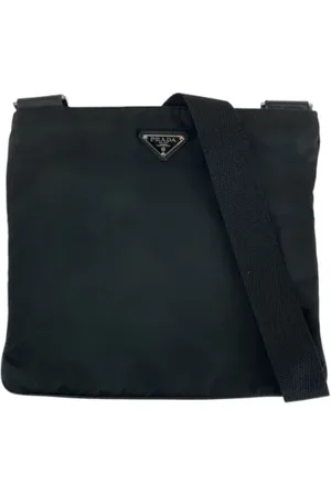 Prada Pre-owned, Kobieta, Czarny, ONE SIZE, Nylon, Pre-owned Canvas crossbody-bags