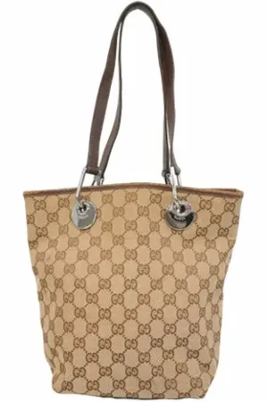 Gucci Pre-owned, Kobieta, brązowy, ONE SIZE, Pre-owned Canvas gucci-bags