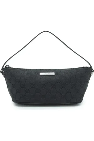 Gucci Pre-owned, Kobieta, Czarny, ONE SIZE, Skóra, Pre-owned Canvas handbags