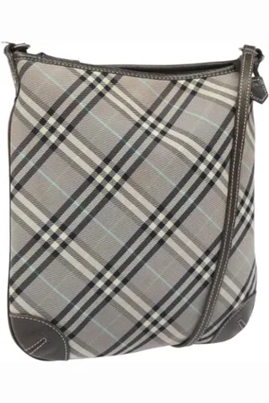 Burberry Pre-owned, Kobieta, Szary, ONE SIZE, Nylon, Pre-owned Nylon shoulder-bags
