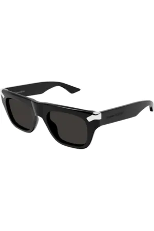 Alexander McQueen Akcesoria, unisex, Czarny, ONE SIZE, Stylowe czarne okulary przeciwsłoneczne