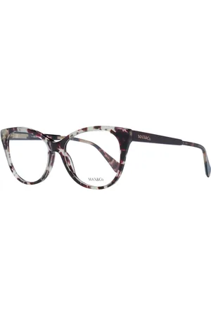 Max&Co. Akcesoria, Kobieta, Wielobarwność, ONE SIZE, Brązowe Okulary Optyczne Damskie Styl Motyla