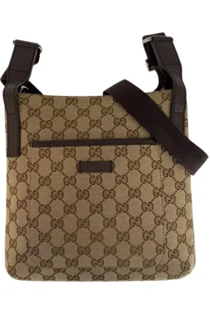 Gucci Pre-owned, Kobieta, brązowy, ONE SIZE, Skóra, Pre-owned Canvas gucci-bags