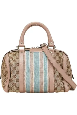Gucci Pre-owned, Kobieta, Różowy, ONE SIZE, Skóra, Pre-owned Canvas handbags