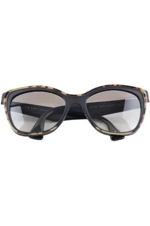 Prada Pre-owned, Kobieta, Czarny, ONE SIZE, Pre-owned Plastic sunglasses