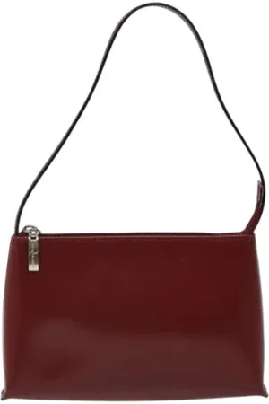 Burberry Pre-owned, Kobieta, Czerwony, ONE SIZE, Skóra, Pre-owned Skórzane torebki