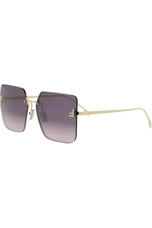 Fendi Akcesoria, unisex, Żółty, ONE SIZE, Elegancka Torba na Ramię w Czerni