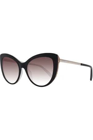 Emilio Pucci Akcesoria, Kobieta, brązowy, ONE SIZE, Brązowe Okulary Przeciwsłoneczne Styl Motyla