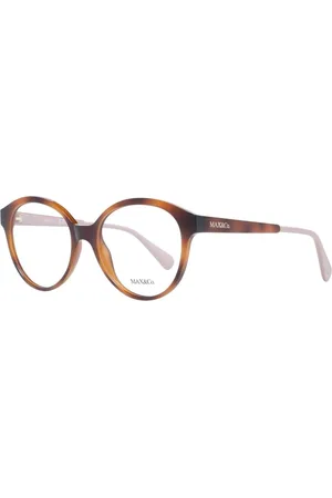 Max&Co. Akcesoria, Kobieta, brązowy, ONE SIZE, Okrągłe Brązowe Okulary dla Kobiet