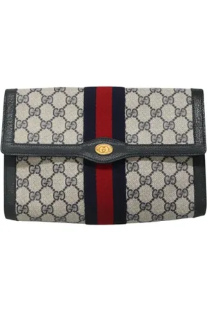 Gucci Pre-owned, Kobieta, Niebieski, ONE SIZE, Skóra, Pre-owned Leather clutches