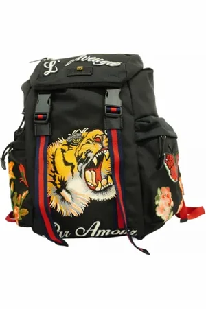 Gucci Pre-owned, Kobieta, Czarny, ONE SIZE, Nylon, Pre-owned Nylon gucci-bags