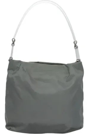 Prada Pre-owned, Kobieta, Szary, ONE SIZE, Nylon, Pre-owned Nylon prada-bags