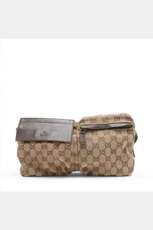 Gucci Pre-owned, Kobieta, Beżowy, ONE SIZE, Skóra, Pre-owned Canvas gucci-bags