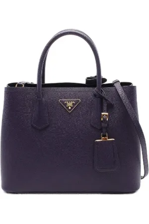 Prada Pre-owned, Kobieta, Fioletowy, ONE SIZE, Skóra, Pre-owned Leather totes