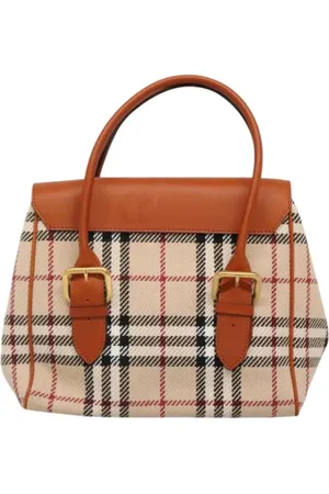 Burberry Pre-owned, Kobieta, Beżowy, ONE SIZE, Skóra, Pre-owned Canvas handbags