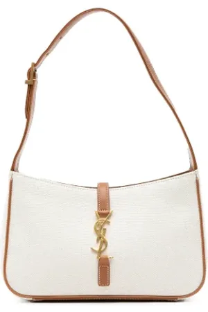 Saint Laurent Pre-owned, Kobieta, Biały, ONE SIZE, Pre-owned Canvas shoulder-bags