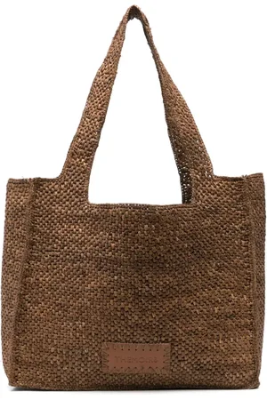 THEMOIRÈ Torebki, Kobieta, brązowy, ONE SIZE, Brązowa torba na zakupy z uchwytami