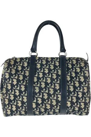 Dior Pre-owned, Kobieta, Niebieski, ONE SIZE, Skóra, Pre-owned Canvas handbags