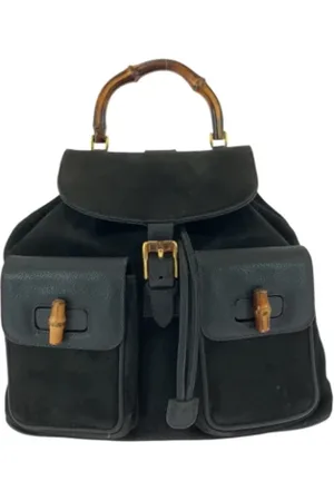 Gucci Pre-owned, Kobieta, Czarny, ONE SIZE, Skóra, Pre-owned Suede gucci-bags