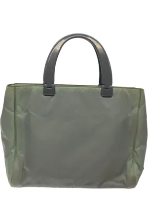 Prada Pre-owned, Kobieta, Zielony, ONE SIZE, Nylon, Pre-owned Nylon handbags