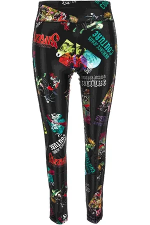 VERSACE Spodnie, Kobieta, Czarny, 2XS, Spodnie