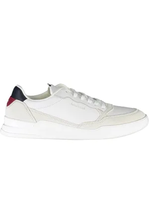 Tommy Hilfiger Buty, Mężczyzna, Biały, 44 EU, Sportowe białe buty sportowe z logo
