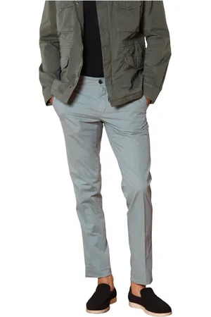 Masons Spodnie, Mężczyzna, Niebieski, 3XL, Bawełna, Spodnie Chino Slim Fit z Bawełny Pima