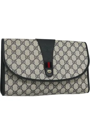Gucci Pre-owned, Kobieta, Niebieski, ONE SIZE, Skóra, Pre-owned Leather clutches