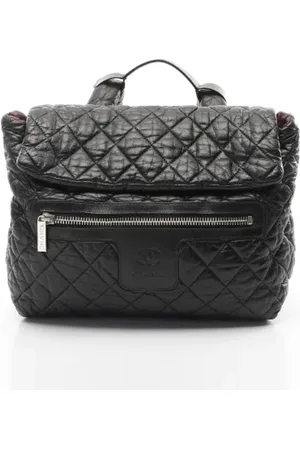 CHANEL Pre-owned, Kobieta, Czarny, ONE SIZE, Skóra, Pre-owned Leather backpacks