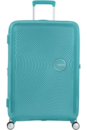 American Tourister Walizki, unisex, Niebieski, ONE SIZE, Len, Rozszerzalny Soundbox Trolley z zamkiem TSA