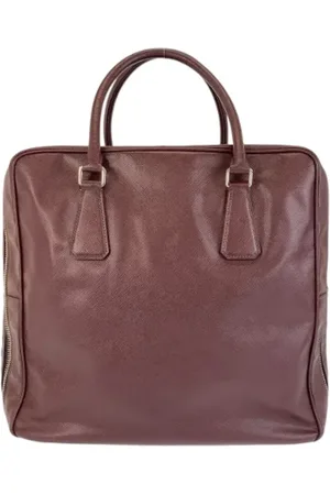 Prada Pre-owned, unisex, Czerwony, ONE SIZE, Skóra, Pre-owned Leather travel-bags