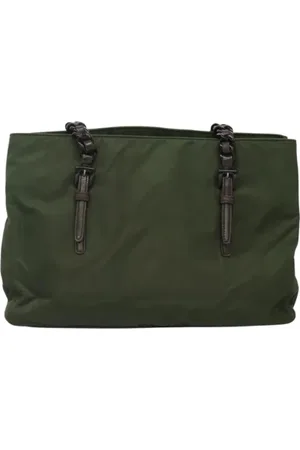 Prada Pre-owned, Kobieta, Zielony, ONE SIZE, Nylon, Pre-owned Nylon prada-bags