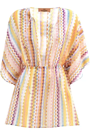 Missoni Sukienki, Kobieta, Wielobarwność, M, Stylowy krótki cover up