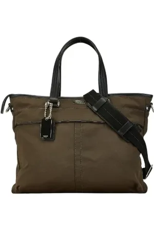 Coach Pre-owned, Kobieta, brązowy, ONE SIZE, Skóra, Pre-owned Canvas briefcases