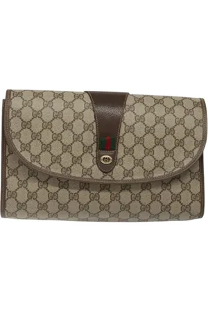 Gucci Pre-owned, Kobieta, Beżowy, ONE SIZE, Skóra, Pre-owned Leather clutches