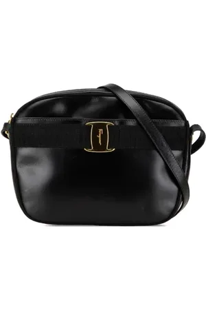 Salvatore Ferragamo Pre-owned, Kobieta, Czarny, ONE SIZE, Skóra, Pre-owned Leather crossbody-bags