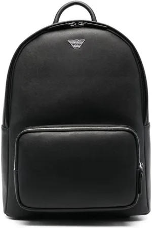 Emporio Armani Torebki, Mężczyzna, Czarny, ONE SIZE, Stylowa Czarna Torba Plecak