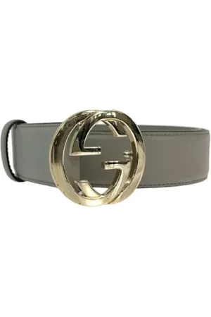 Gucci Pre-owned, Kobieta, Beżowy, ONE SIZE, Skóra, Pre-owned Leather belts