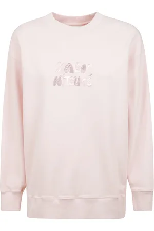 Maison Kitsuné Bluzy, Kobieta, Różowy, XS, Oversize Logo Bubble Sweatshirt
