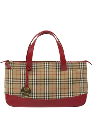 Burberry Pre-owned, Kobieta, Beżowy, ONE SIZE, Skóra, Pre-owned Canvas handbags