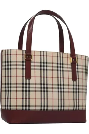 Burberry Pre-owned, Kobieta, Beżowy, ONE SIZE, Skóra, Pre-owned Canvas handbags