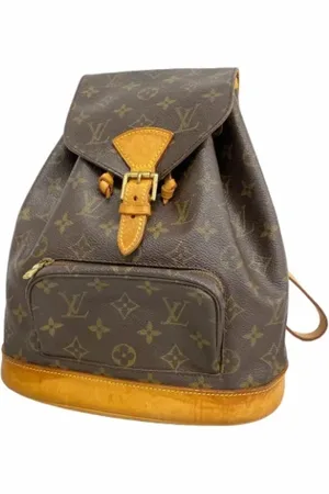 LOUIS VUITTON Pre-owned, Kobieta, brązowy, ONE SIZE, Len, Pre-owned płócienne torby Louis Vuitton