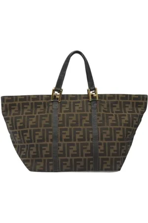 Fendi Pre-owned, Kobieta, brązowy, ONE SIZE, Skóra, Pre-owned Canvas handbags