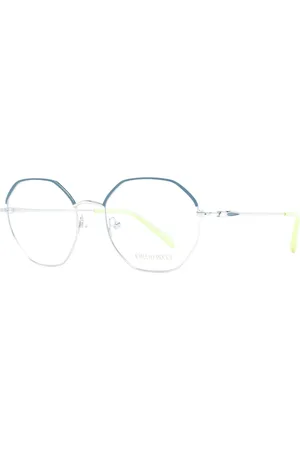 Emilio Pucci Akcesoria, Kobieta, Szary, ONE SIZE, Szare Okulary Optyczne Damskie Styl Okrągły