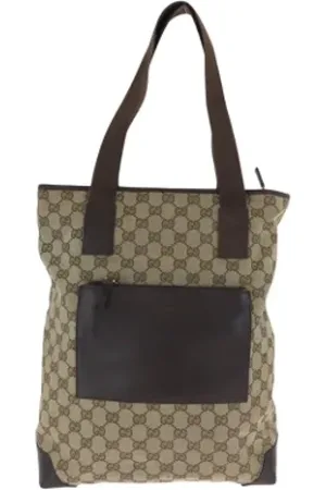 Gucci Pre-owned, Kobieta, brązowy, ONE SIZE, Pre-owned Canvas gucci-bags